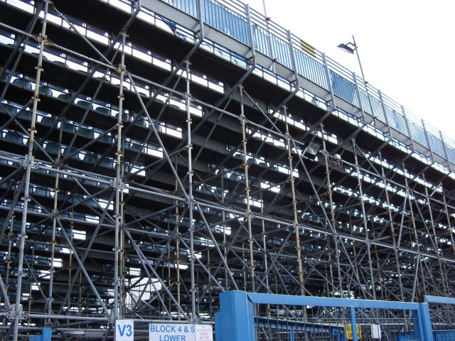 Rear of the Temporary Brian Moore Stand